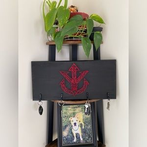 Prince Vegeta Symbol String Art Key Holder - Saiya-jin Symbol